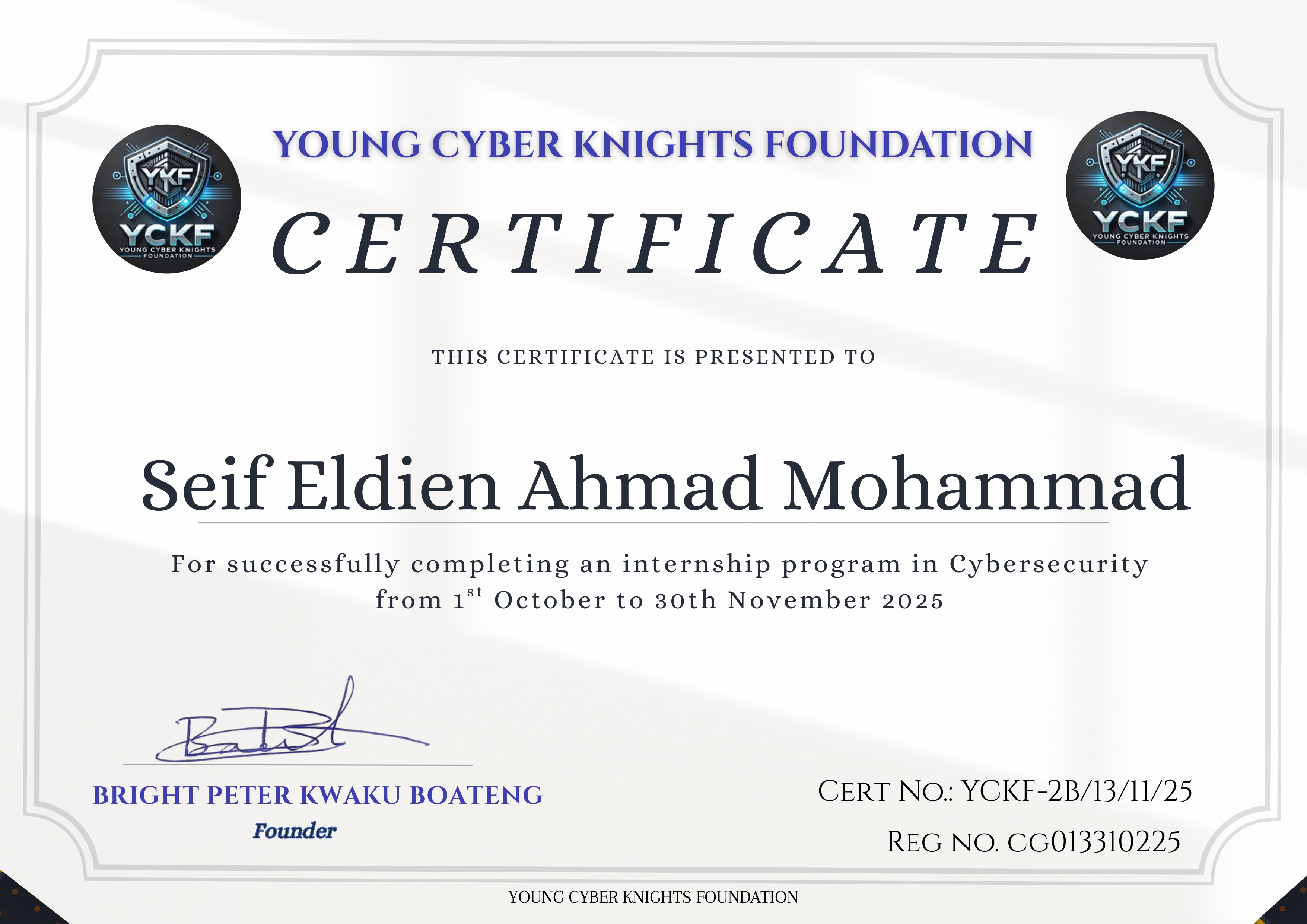 YCKF Internship